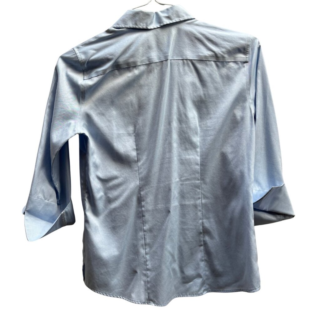 Land's End No Iron Pinpoint Oxford Shirt – Size 4 - Picture 2 of 7